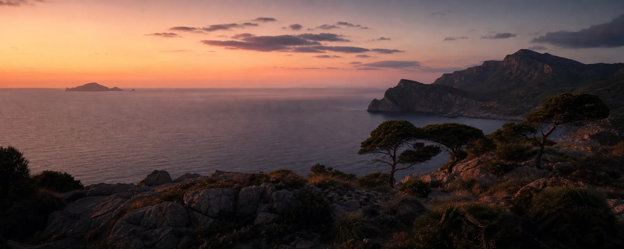 Stimmungsvolle Küstenlandschaft auf Mallorca