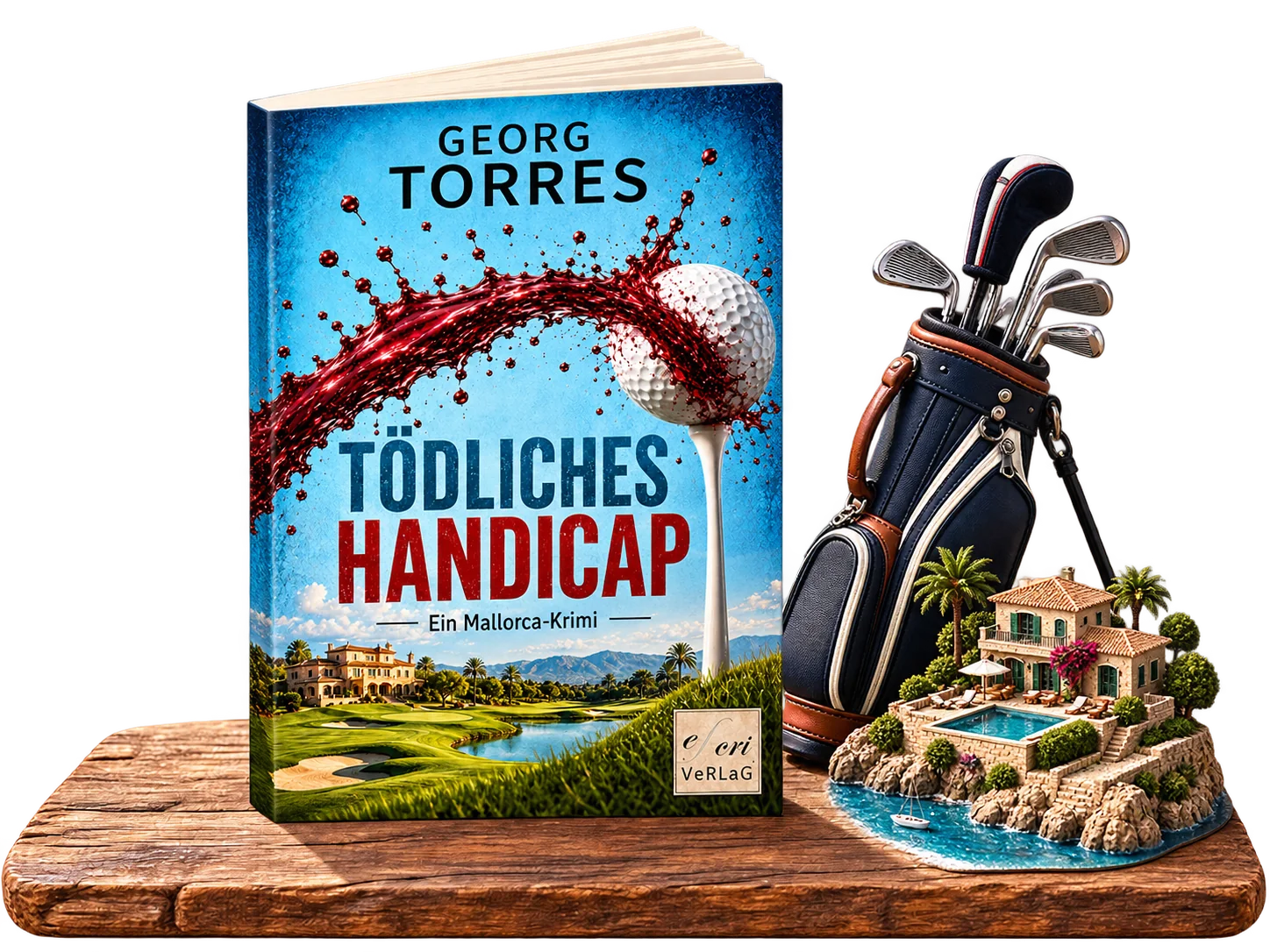Tödliches Handicap mit Golfplatz und Golfausrüstung
